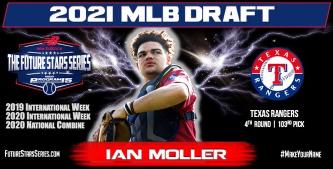 2021 MLB Draft: Ian Moller, 103rd Overall, Texas Rangers - Future